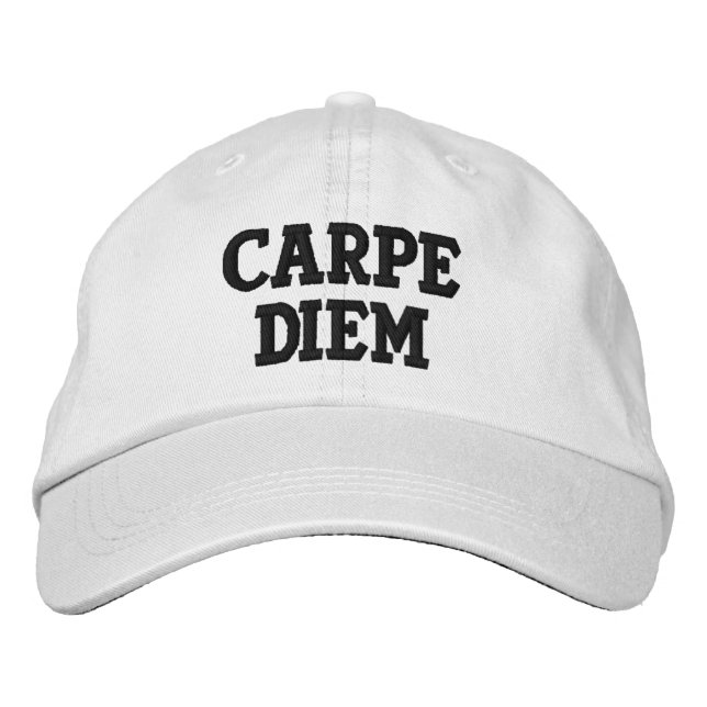 Boné Carpe Diem (Latim) (Frente)