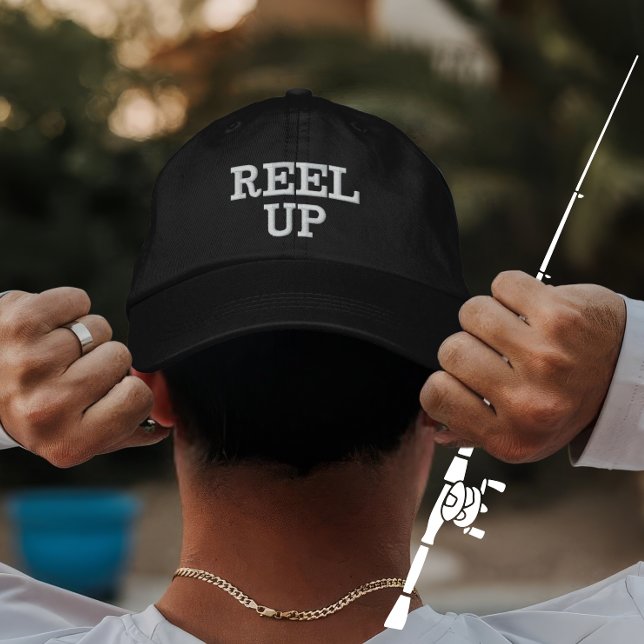 Boné Carretel de Pesca Personalizado Presente para Pesc (Criador carregado)