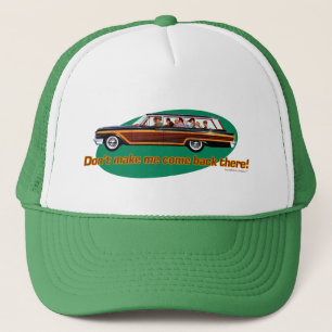 Boné Carrinha retro (Brown & verde)