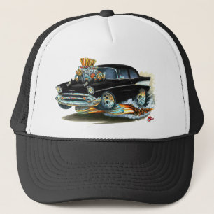 Boné Carro 1957 preto de Chevy 150-210