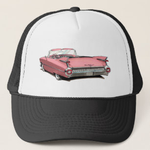 Boné Carro 1959 cor-de-rosa do cadillac