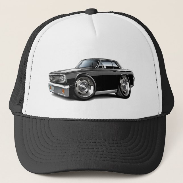 Boné Carro 1964 preto de Chevelle (Frente)