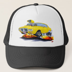 Boné Carro 1969 amarelo de Firebird