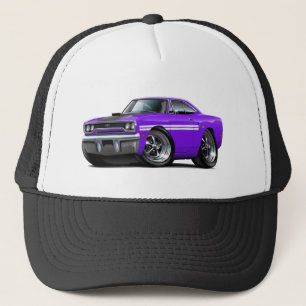 Boné Carro 1970 Roxo-Branco de Plymouth GTX