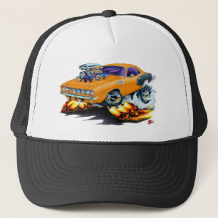 Boné Carro 1971 da laranja de Hemi Cuda