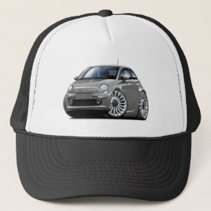 Boné Carro do cinza de Fiat 500