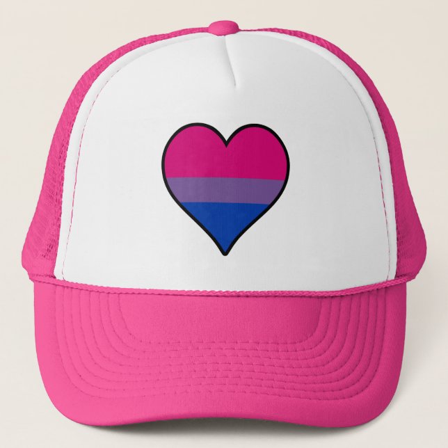 Boné Carro do orgulho da Bissexualidade, Trucker Hat (Frente)