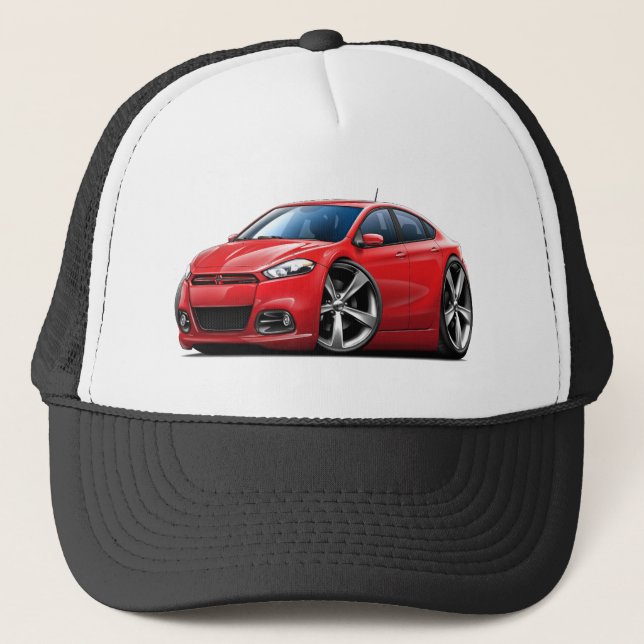 Boné Carro do vermelho do dardo de 2013 Dodge (Frente)