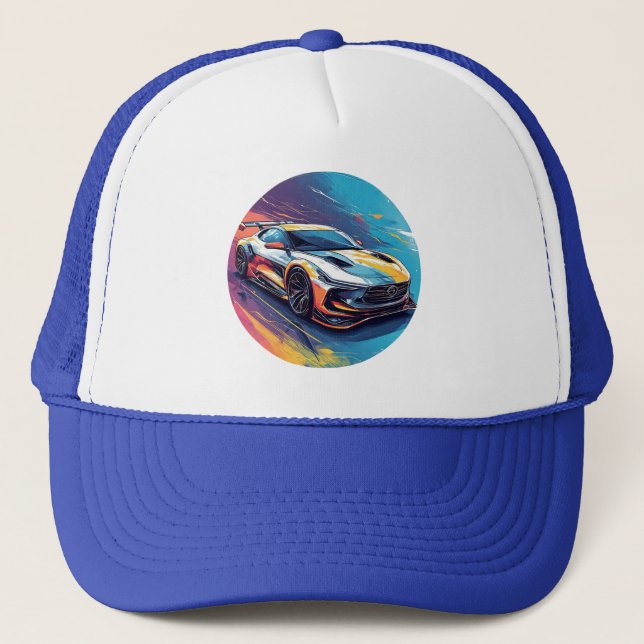 Boné Carro Esportivo Vibrante (Frente)