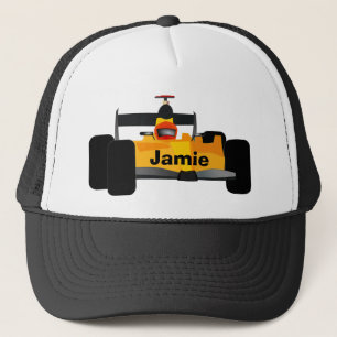 Boné Carro Race Dragster Amarelo