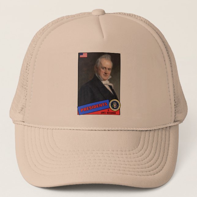 Boné Cartão de beisebol de James Buchanan (Frente)