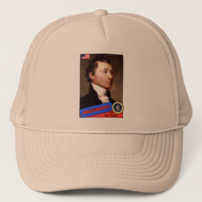 Boné Cartão de beisebol de James Monroe (Frente)