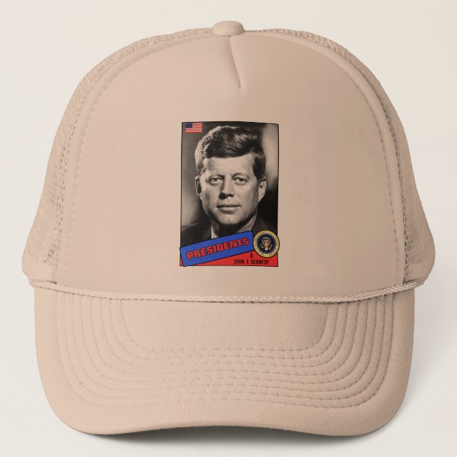 Boné Cartão de beisebol de John F. Kennedy (Frente)