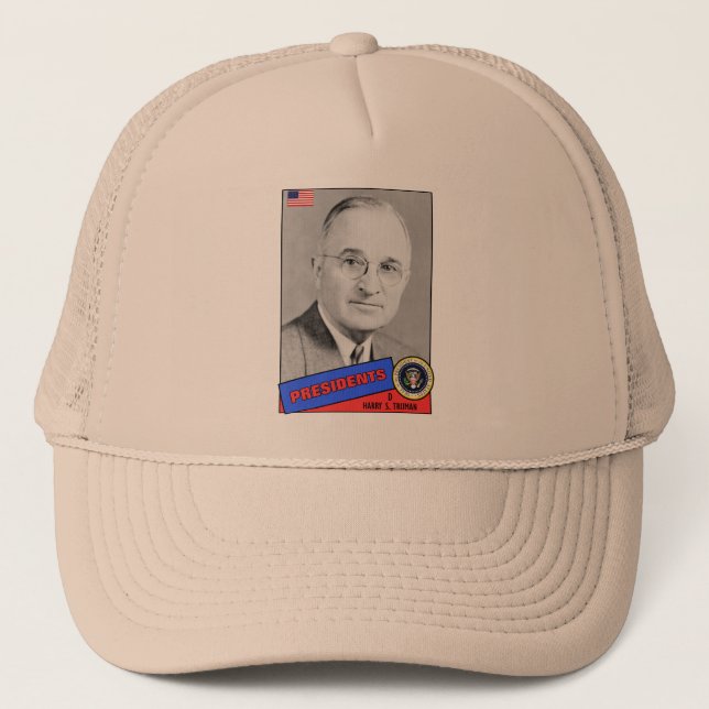 Boné Cartão de Beisebol Harry S. Truman (Frente)