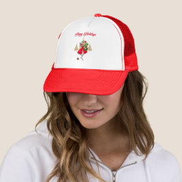 Boné cartões de natal de dama de 1950