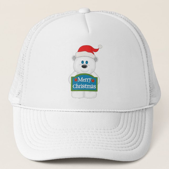 Boné Cartografia de Feliz Natal Teddy Bear (Frente)