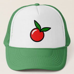 Boné Cartografia de Fruta Vermelha de Cereja de Maçã Be