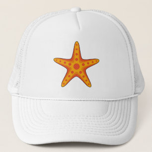 Boné Cartografia de Starfish Laranja-Corte