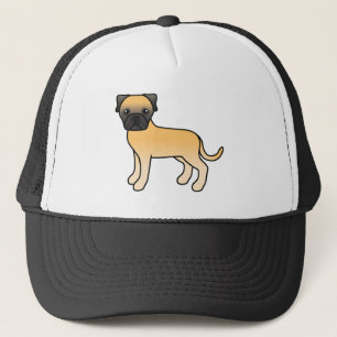 Boné Cartoon Bullmastiff Dog Em Fawn Casaco