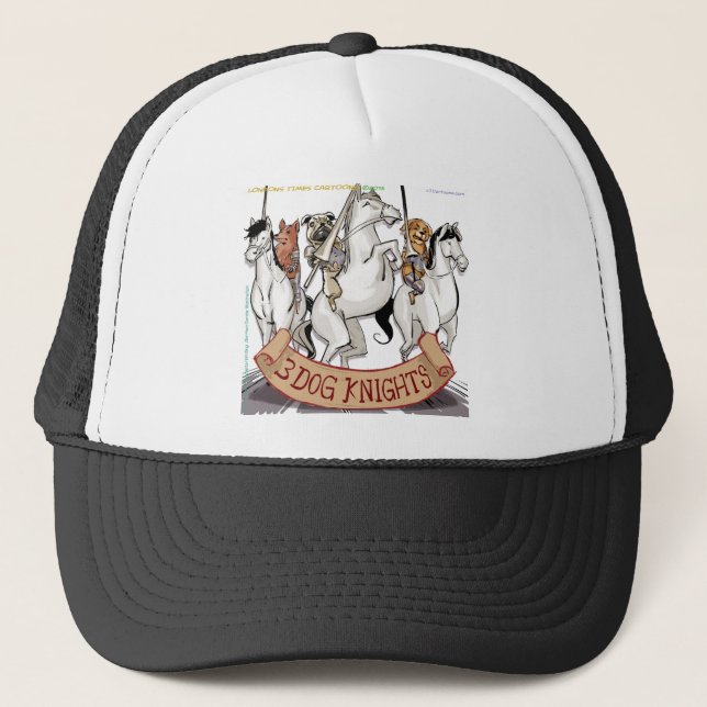 Boné Cartoon Canine Chivalry Funny (Frente)