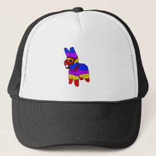 Boné Cartoon Colorido Piñata para uma Fiesta no México