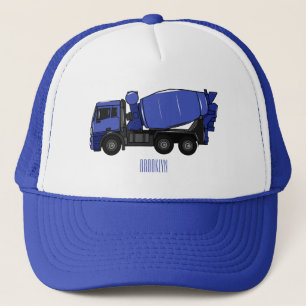 Boné Cartoon de caminhão de transporte misto em betão
