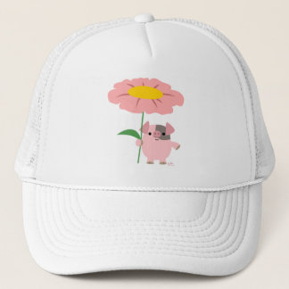 Boné Cartoon Gelado Com Presente (Rosa) Chapéu