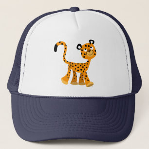 Boné Cartoon Insouciente Bonito Cheetah Hat