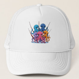Boné Cartoon Octopus Kids Hat