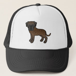 Boné Cartoon Old English Mastiff Dog In Brindle Casaco