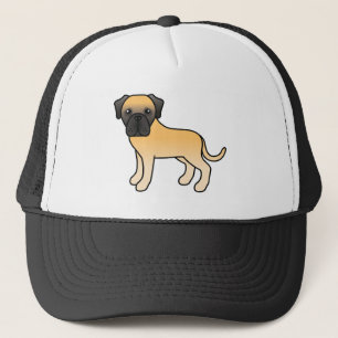 Boné Cartoon Old English Mastiff Dog In Fawn Casaco