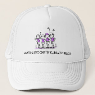 Boné Cartoon personalizado da Liga de Golfe Hat PURPLE