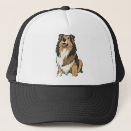 Boné Cartoon style Sheltie