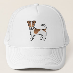 Boné Casaco Branca E Tan Rough Jack Russell Terrier Dog