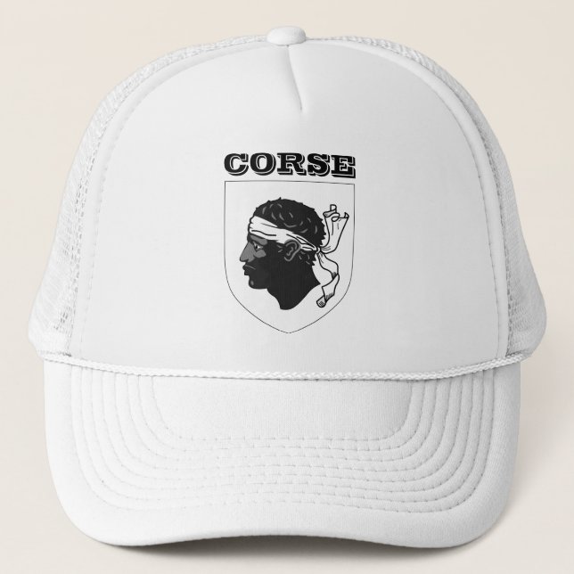 Boné Casaco de Armas da Córsega (França) (Frente)
