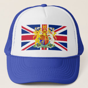 Boné CASACO de Armas e Bandeira do Reino Unido