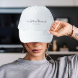 Boné Casamento Personalizado da Sra. Script Heart Ring<br><div class="desc">Bela Futura Sra. Script Heart Ring Personalizado Trucker Hat</div>