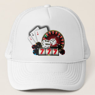 Boné casino, poker, adult item