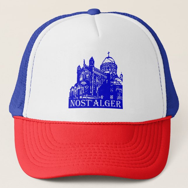 Boné casquette Notre Dame d'Alger bleue (Frente)