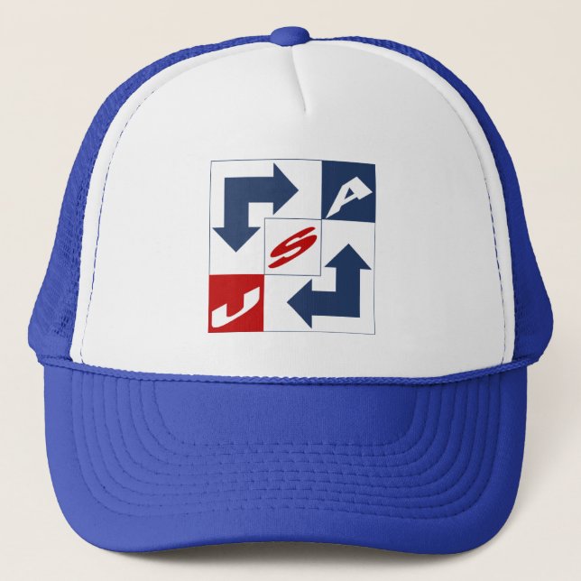 BONÉ CASQUETTE TRUCKER BLANC ROYAL NEW DESIGN EUA (Frente)