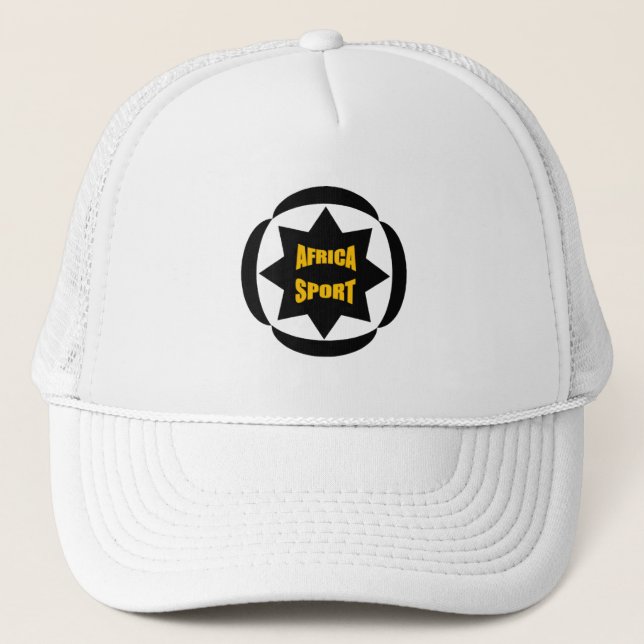 Boné Casquette Trucker blanche  AFRICA  SPORT (Frente)
