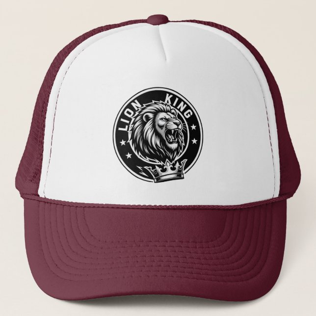 Boné casquette trucker Rouge bordeaux (Frente)
