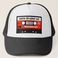 Cassete Vermelho da Mixtape de Aniversário Feliz P