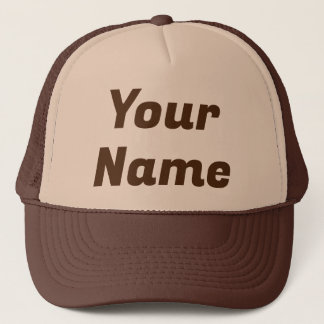 Boné Castanho PERSONALIZÁVEL