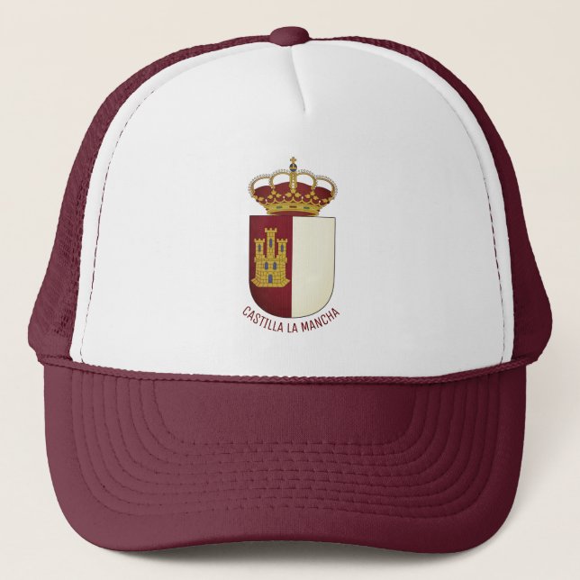 Boné Castilla La Mancha casaco de armas - Espanha (Frente)