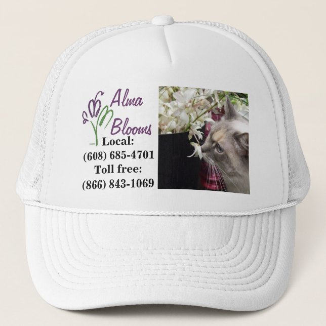 Boné Cat on a hat... (Frente)