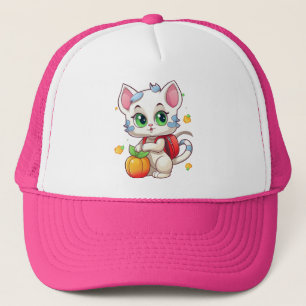 Boné Cat Vai Para A Escola 85241
