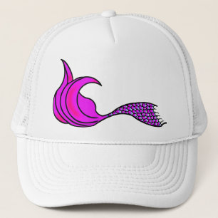 Boné Cauda de Sereia Rosa Brilhante