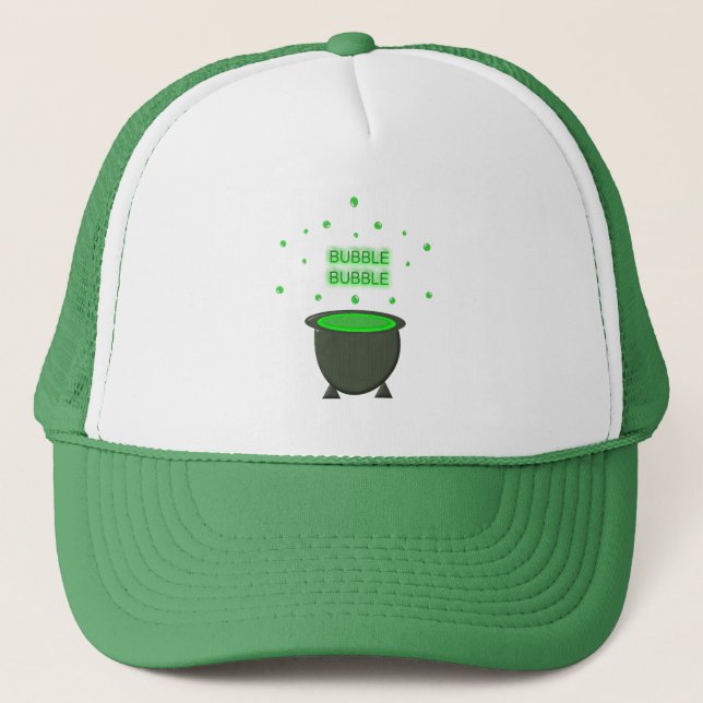 Boné Cauldron e Bubbling Green Brew Halloween (Frente)