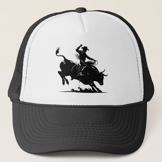 Boné Cavaleiro de Touro Rodeio (Frente)